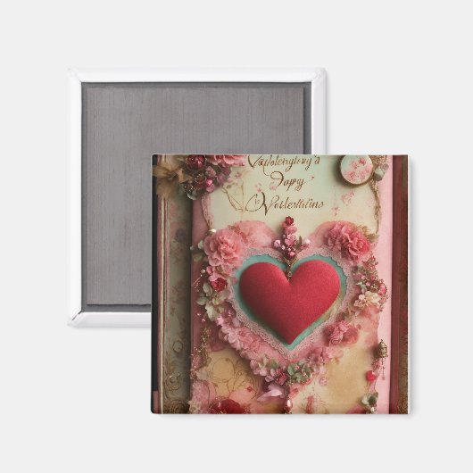 Aimant valentine caerd (Recto/Verso)
