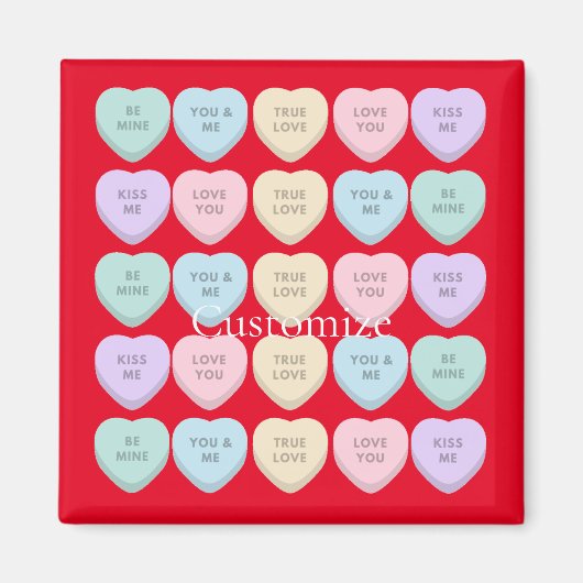 Aimant Valentine Candy Hearts Thunder_Cove (Devant)