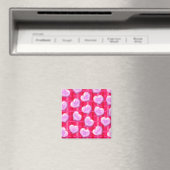 Aimant Valentine Candy Plaid (In Situ (Lave-vaisselle))