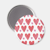 Aimant Valentine Chic Motif (Recto/Verso)