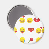Aimant Valentine Emojis (Recto/Verso)