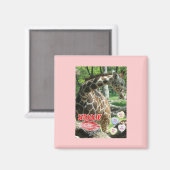Aimant Valentine Giraffe (Recto/Verso)