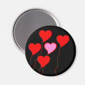 Aimant Valentine Heart Balloons (Recto/Verso)