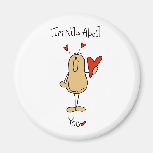 Aimant Valentine Nuts Sur Vous (Devant)