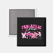 Aimant Valentine Pediatric Crew Xoxo Nurse Coquette Bow P (Recto/Verso)