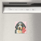 Aimant Valentine Rose Bluetick (In Situ (Lave-vaisselle))