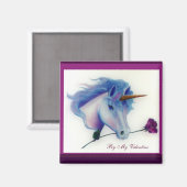 Aimant Valentine Unicorn (Recto/Verso)