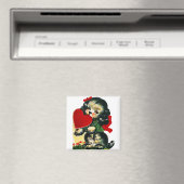 Aimant Valentine vintage (In Situ (Lave-vaisselle))