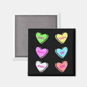 Aimant Valentines Day Hearts Drinking Liquor Lovers Anti  (Recto/Verso)