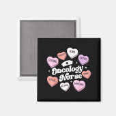 Aimant Valentines Day Oncology Nurse Cancer Suprt Groovy (Recto/Verso)