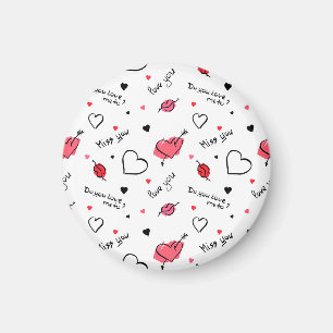 Aimant Valentine's Hearts Arrow sans couture