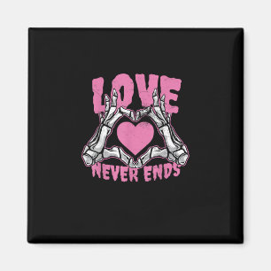 Aimant Valentines Jour Coeur Squelette Mains Coeur