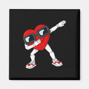 Aimant Valentines Jour Dabbing Coeur Amusants Garçons Enf