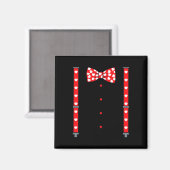 Aimant Valentines Jour Suspendants Et Coeurs Bow Cravates (Recto/Verso)