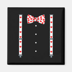 Aimant Valentines Jour Suspendants Et Coeurs Bow Cravates