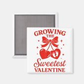 Aimant Valentines Pregnancy Announcement Growing Sweetest (Recto/Verso)