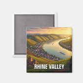 Aimant Vallée du Rhin Allemagne (Recto/Verso)