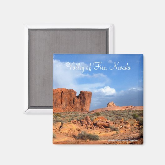 Aimant Valley of Fire, Nevada (Recto/Verso)