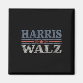 Aimant Valse 2024 Election Kamala Harris Tim Waltz 2024 3 (Devant)