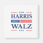Aimant Valse 2024 Kamala Harris 2024 Tim Waltz 2024 Usa F (Devant)