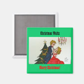 Aimant Valse de Noël (Recto/Verso)