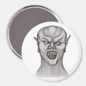 Aimant Vampir noir et blanc (Recto/Verso)