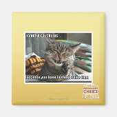 Aimant vampire chat sourit (Devant)