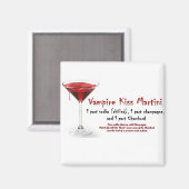Aimant Vampire Kiss Martini Drink Recette (Recto/Verso)