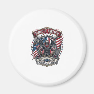 Aimant Vampire Patriotique Liberté Seigneur Horreur Monst