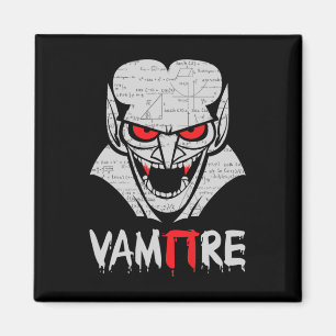 Aimant Vampire Pi Costume Halloween Funny Math Science Te