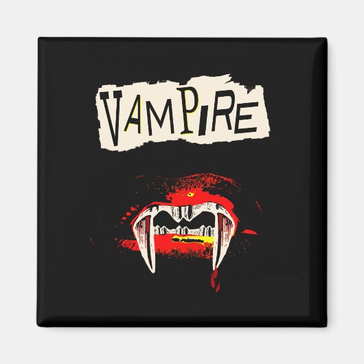 Aimant Vampire Punk (Devant)