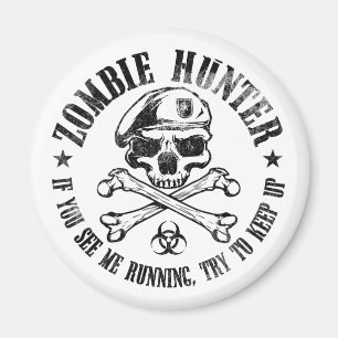 Aimant vampires de chasseur de zombi vivant complètement
