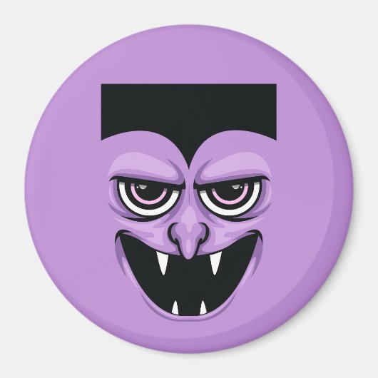 Aimant Vampires d'Halloween (Devant)