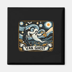 Aimant Van Ghost Professeur d'Art Halloween 1