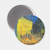 Aimant Van Gogh Café Terrasse Rue Française Scène (Recto/Verso)