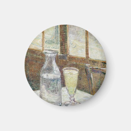 Aimant Van Gogh Classique Café Parisien Absinthe Art (Devant)
