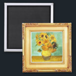 Aimant Van Gogh - Fleurs de soleil - Art<br><div class="desc">Van Gogh,  Fleurs de soleil</div>