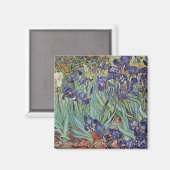 Aimant Van Gogh Irises Peinture impressionniste (Recto/Verso)