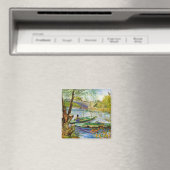 Aimant Van Gogh - La pêche au printemps (In Situ (Lave-vaisselle))