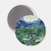 Aimant Van Gogh La peinture paysagère des oliviers (Recto/Verso)