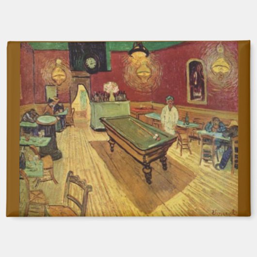 Aimant Van Gogh, Le Café de Nuit, (Recto)