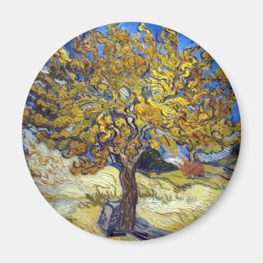 Aimant Van Gogh Mulberry Tree Art impressionniste (Devant)