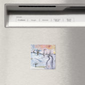 Aimant Van Gogh : Paysage hivernal (In Situ (Lave-vaisselle))