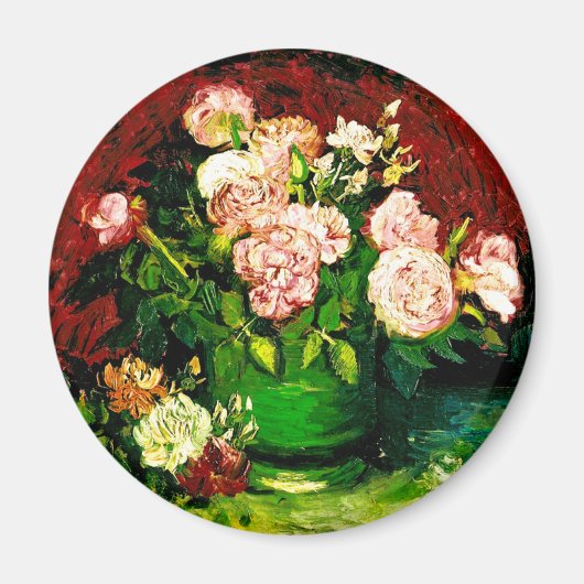 Aimant Van Gogh Peonies et Roses (Devant)