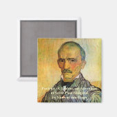 Aimant Van Gogh Portrait de Trabuc, Impressionnisme Vinta (Recto/Verso)