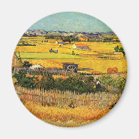 Van Gogh : Récolte à La Crau avec Montmajour