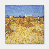 Aimant Van Gogh - Récolte en Provence (Devant)