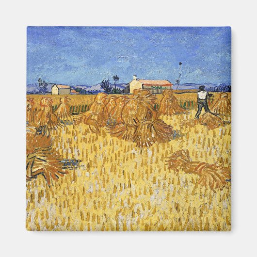 Aimant Van Gogh - Récolte en Provence (Devant)