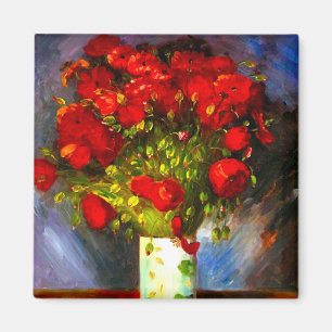 Aimant Van Gogh Red Poppies