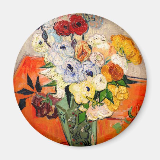 Aimant Van Gogh Roses and Anemones (Devant)